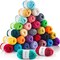 30-Pack Mini Acrylic Yarn Skeins – 20g / 0.7oz Each, 1300 Yards Total, Soft DK Weight Yarn for Crocheting, Knitting & DIY Crafts – Assorted Colors Starter Kit for Adults & Kids